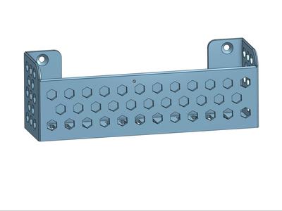 Spice rack - cabinet door mounted - Resizable
