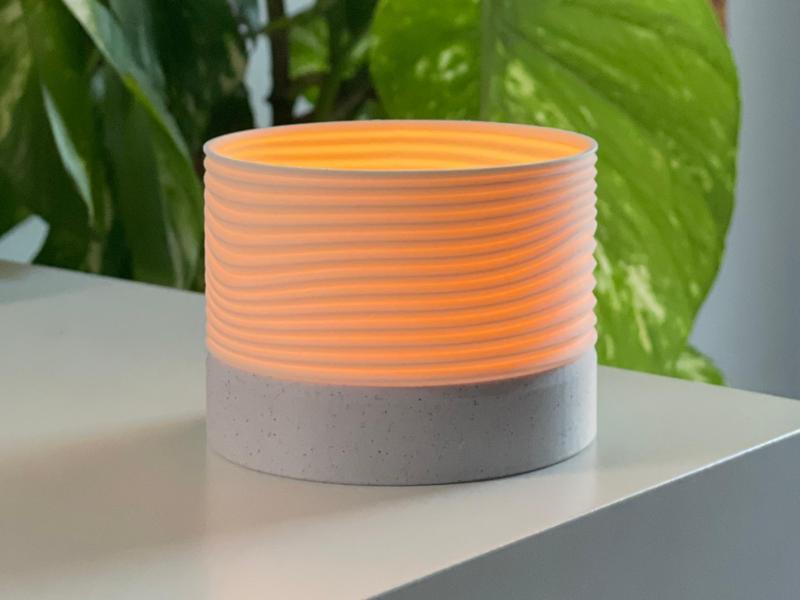 Dune, tea light candle holder.