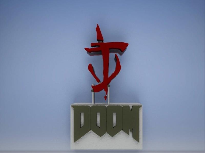 Mark of The Doom Slayer Desk Decoration