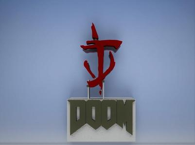 Mark of The Doom Slayer Desk Decoration