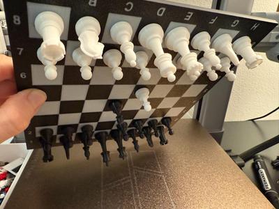 Magnetic chessboard + Chess Set - Dubrovnik 1950