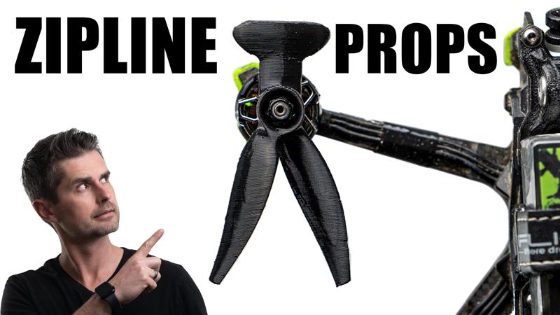 ZipLine and Toroidal Style FPV Drone Props