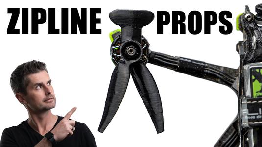 ZipLine and Toroidal Style FPV Drone Props