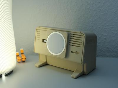 Retro 80s MagSafe Charger Stand