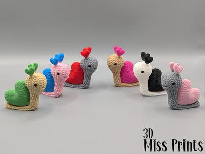 knitted Love Snails