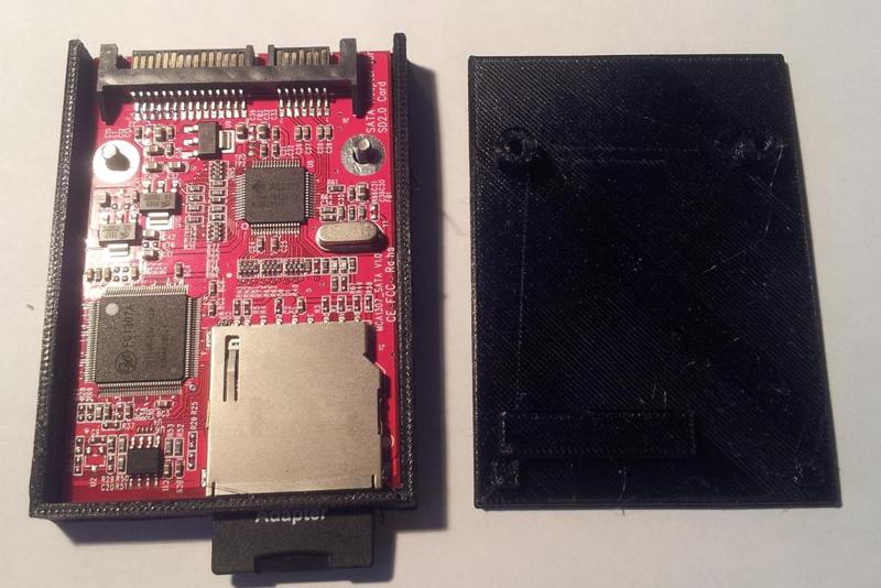 SD to SATA adapter case