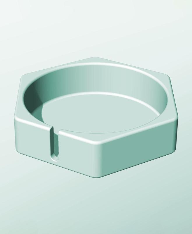 CH162-45-S Stacking slotted module bin for modern home decor