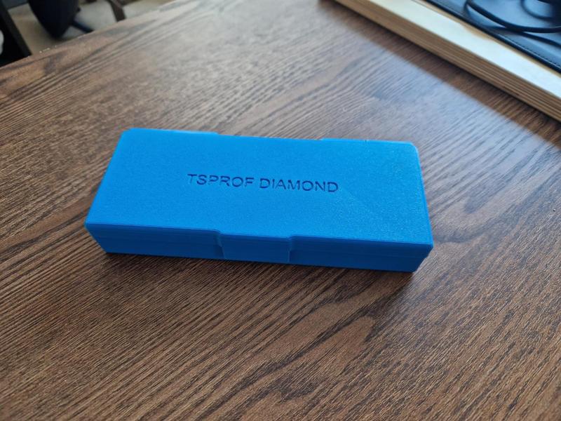 Storage box for the TSPROF Diamond sharpening stone and tool