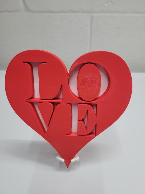 Heart with Stand