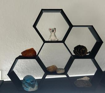 hexa shelf / displayshelf