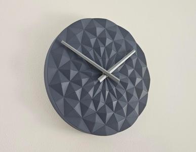 Wall clock: Geometric quadrangle style