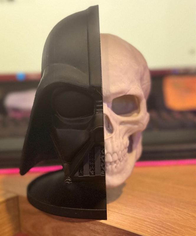 Darth Vader Skull Headset Stand