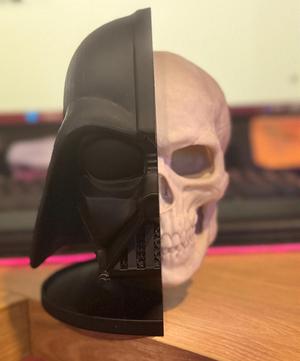 Darth Vader Skull Headset Stand