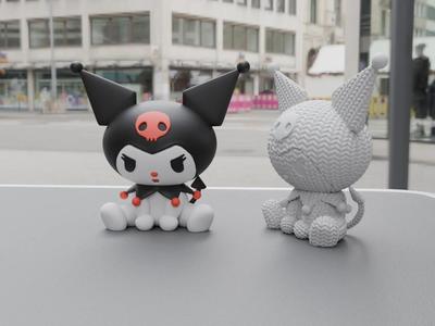 An exquisite Kuromi figurine (8cm tall) for a friend