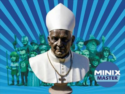 bust of Pope John Paul II