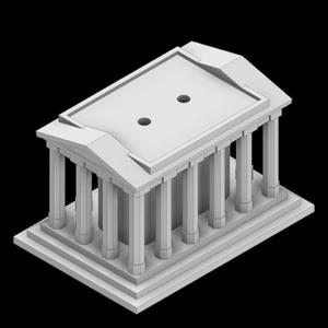 Greek Temple PC Feet