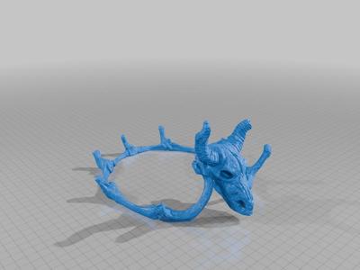 Storied Skulls Crown and Tiara (1-Piece Models)