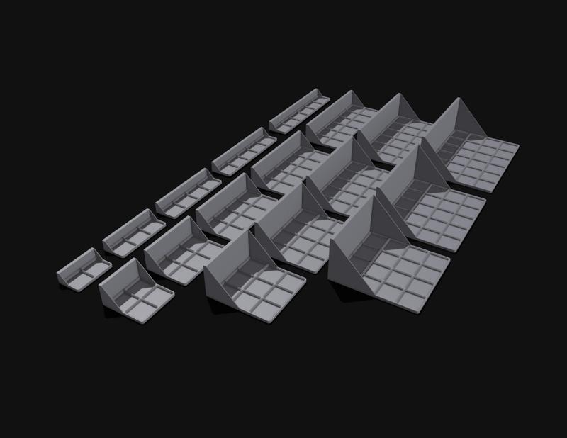 Honeycomb storage wall (HWS) gridfinity shelves