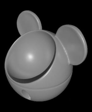 Mickey Mouse Inspired Succulent Planter 2.0.stl