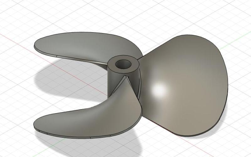Parametric Ship Propeller/ Rc propeller/ Marine Propeller.