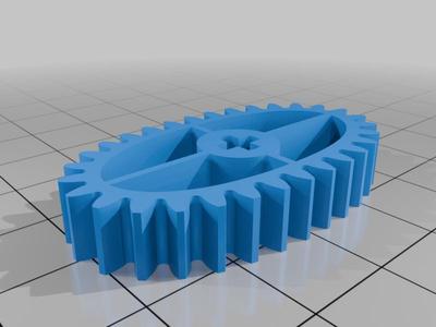 Vsauce inspired oval lego gear