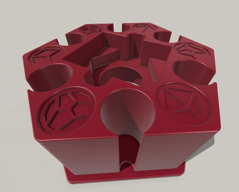 Base6 Card Game Box and chip Holder 
