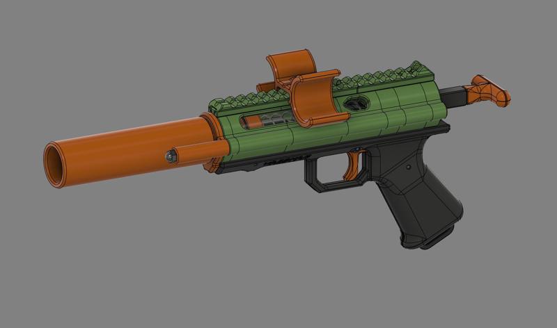 Wildstyle Nerf Titan Barrel Thread Adapter