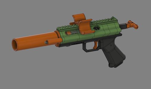 Wildstyle Nerf Titan Barrel Thread Adapter