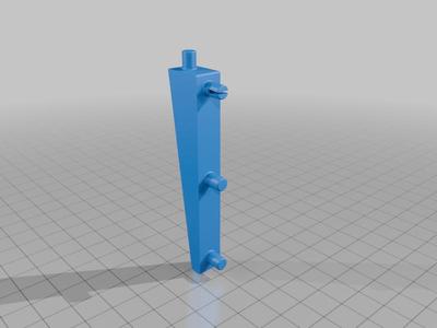 Reinforced shelf support for Ikea Pax with screw