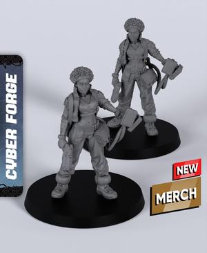 Ajay She - With Free Dragon Warhammer - 5e DnD Inspired for RPG and Wargamers
