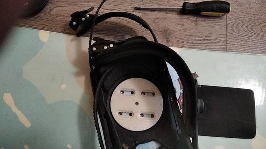 Version of snowboard binding disc 4x4 by kai adopted for USD Pro bindings