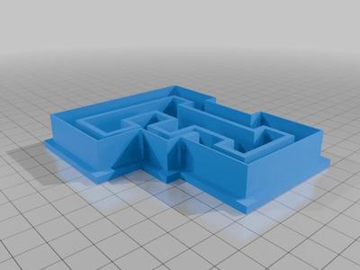 Fordham University Block F Logo Cookie Cutter