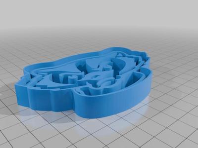 University of Wisconsin Badger Logo Cookie Cutter