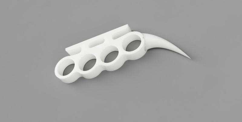 Brass Knuckle Box Cutter