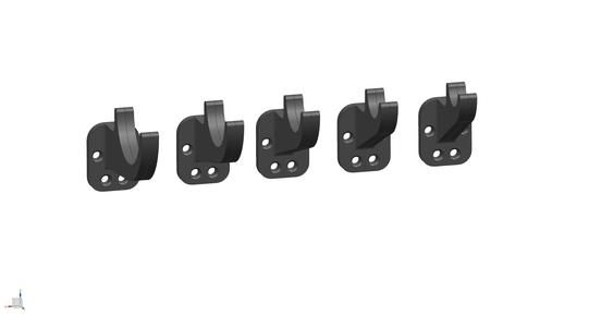 pvc/pvc pipe clamps wall mount - 20mm-50mm