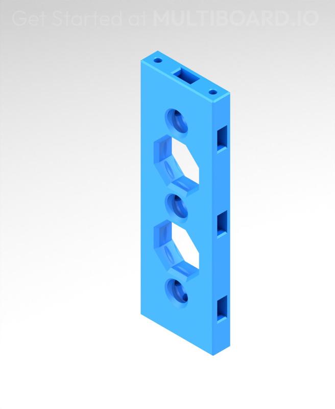 4mu Mid Hole I - Multiboard Beam