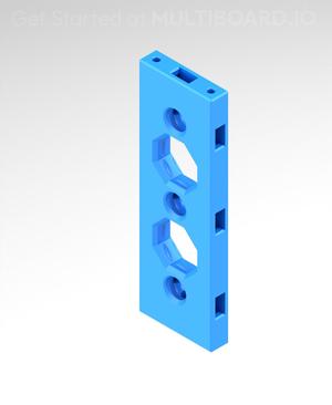 4mu Mid Hole I - Multiboard Beam