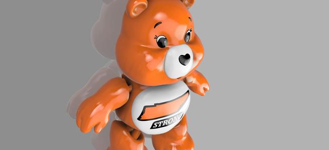 Tennessee Strong Care Bear, Relief, Support Bear for Kids or Raising $$ for Victims