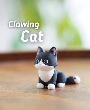 Clawing Cat - Articulated fidget Cat - Ludo Animal