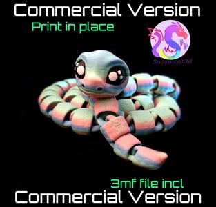Long Noodles the snake (Commercial Use)