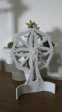 Ferris Wheel Plant Stand