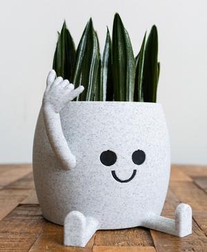 Happy Sitting Pot Surf Hand