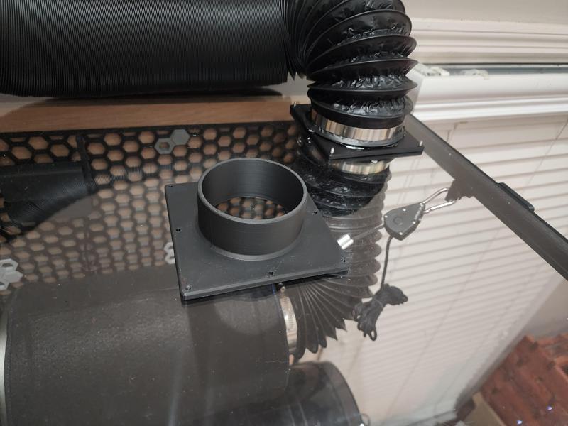 Passthru for 4" ducting