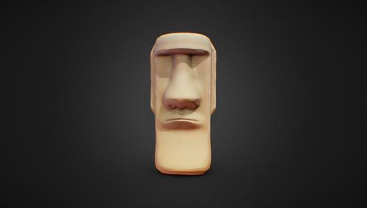 Moai Head Statue