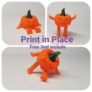Pumpkin With Legs-HALLOWEEN-PRINT-IN-PLACE