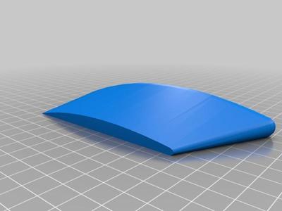 RC plane wing tips, spars and wing angled joiner