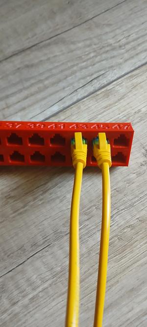 Rj45 switch swapping and cable management tool.