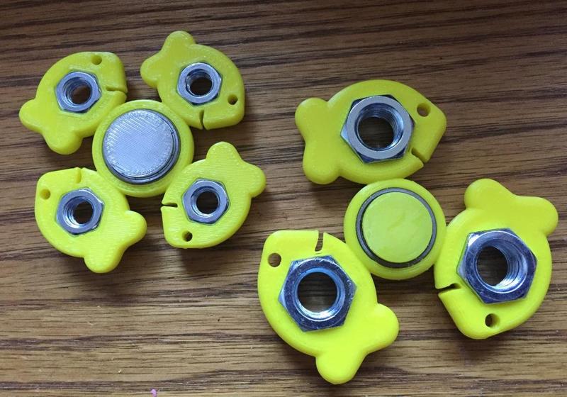 Customizable Fish (pick-a-weight) Fidget Spinner