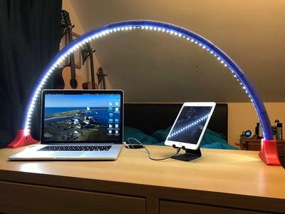 Simple LED light Bridge/Arc (Easy Print)