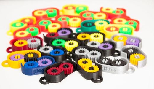 Fidget Gear Keyring - Easy assembly